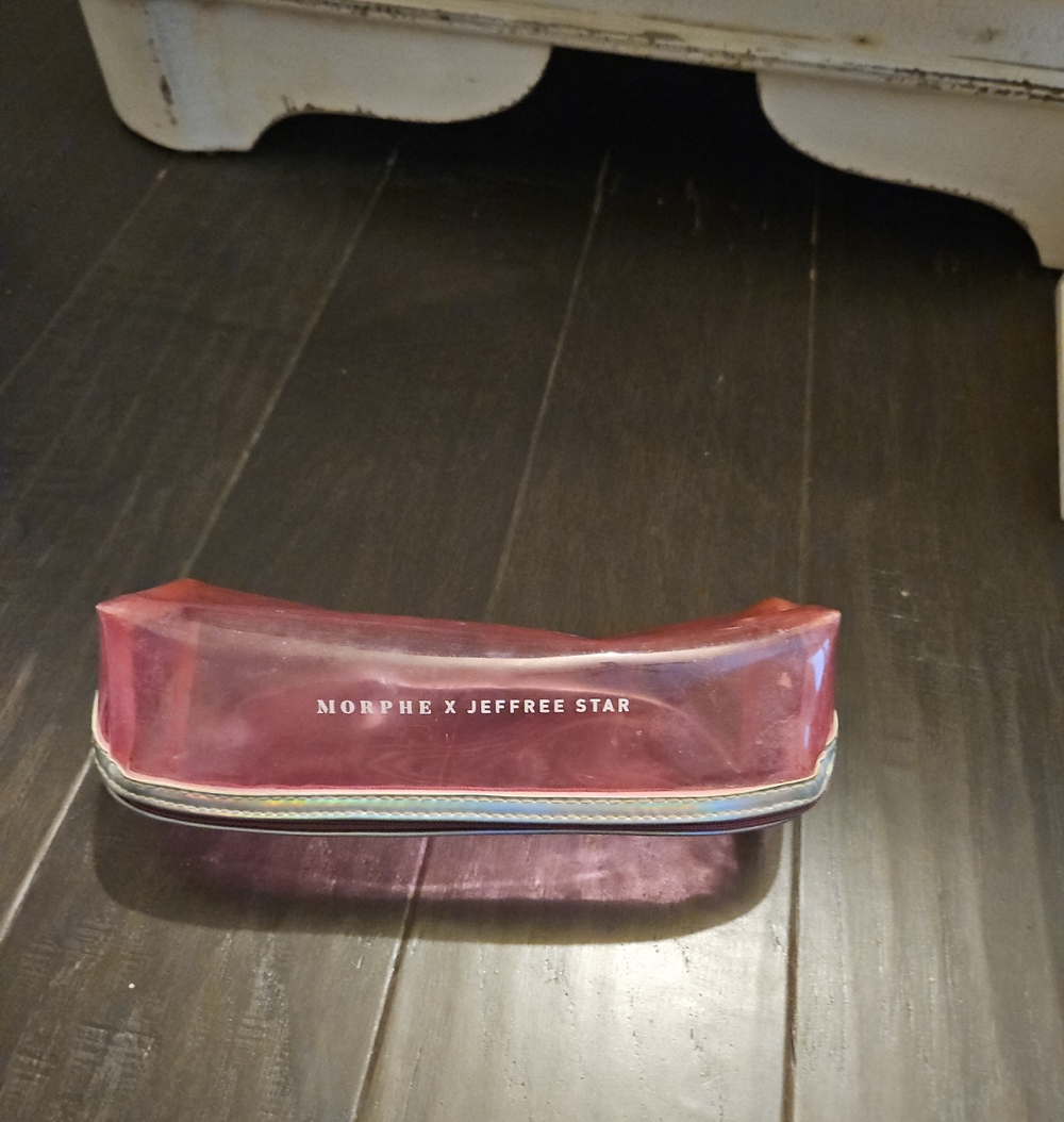 Jeffree Star Morphe Clear Pink Travel Makeup Case